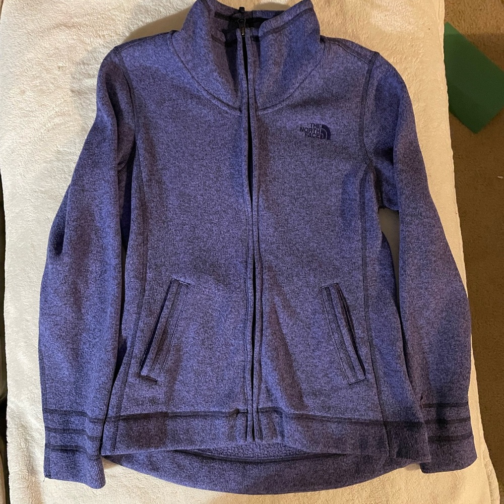 North Face full zip Medium sweater